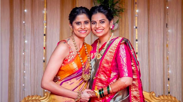 Actress saee tamhankar wishes her sister on her birthday in unique way